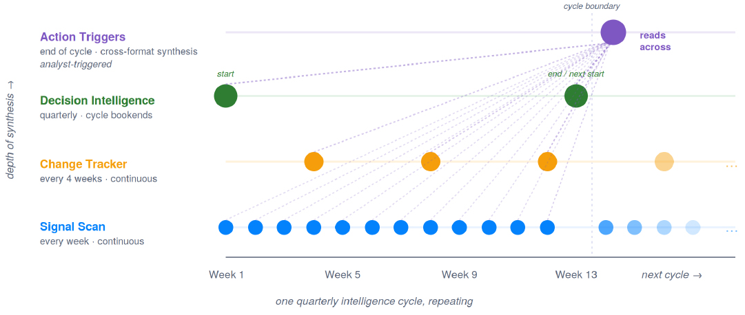 The Shaping Tomorrow intelligence cycle: Detect, Assess, Decide